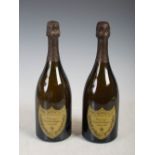 Two bottles of Moet et Chandon Champagne Cuvee Dom Perignon, Vintage, 1990, 12.5% vol., 750ml.