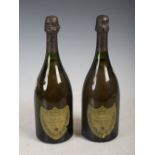 Two bottles of Moet et Chandon Champagne Cuvee Dom Perignon, Vintage, 1973, 75cl.