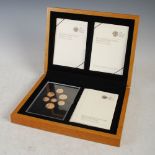 The Royal Mint, 2008 United Kingdom Coinage, Royal Shield of Arms, Gold Proof Seven-Coin Collection,