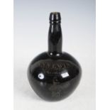 A 19th century chip engraved bottle dated 1837, of maritime interest, chip engraved 'Presented to