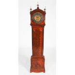 A George III mahogany longcase clock, Daniel Catlin, Lynn, the circular brass dial with silvered
