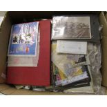STAMPS - Box of GB & All World to include covers and stock book