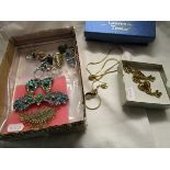 Box of costume jewellery