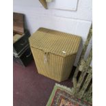 Lloyd loom laundry basket