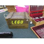 Wooden Lego box