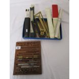 Collection of vintage draughtsman instruments