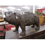 Large Black Forest style reproduction composite bear