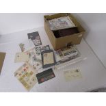 STAMPS - Glory box to include GB and 'Teddy Bear' postcards