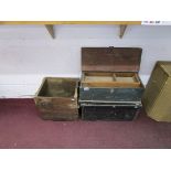 3 wooden boxes