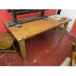 Large pine dining table