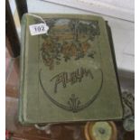 Old postcard album