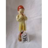 Rare Royal Worcester boy figure - 'Egypt' modelled by F G Doughty