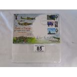 STAMPS - GB 1965 Battle of Britain 25th Anniversary Illustrated FDC - Signed by Douglas Bader