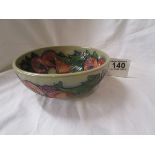 Moorcroft pomegranate & grape L/E bowl