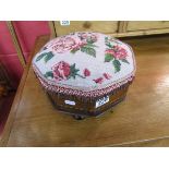 Victorian inlaid footstool