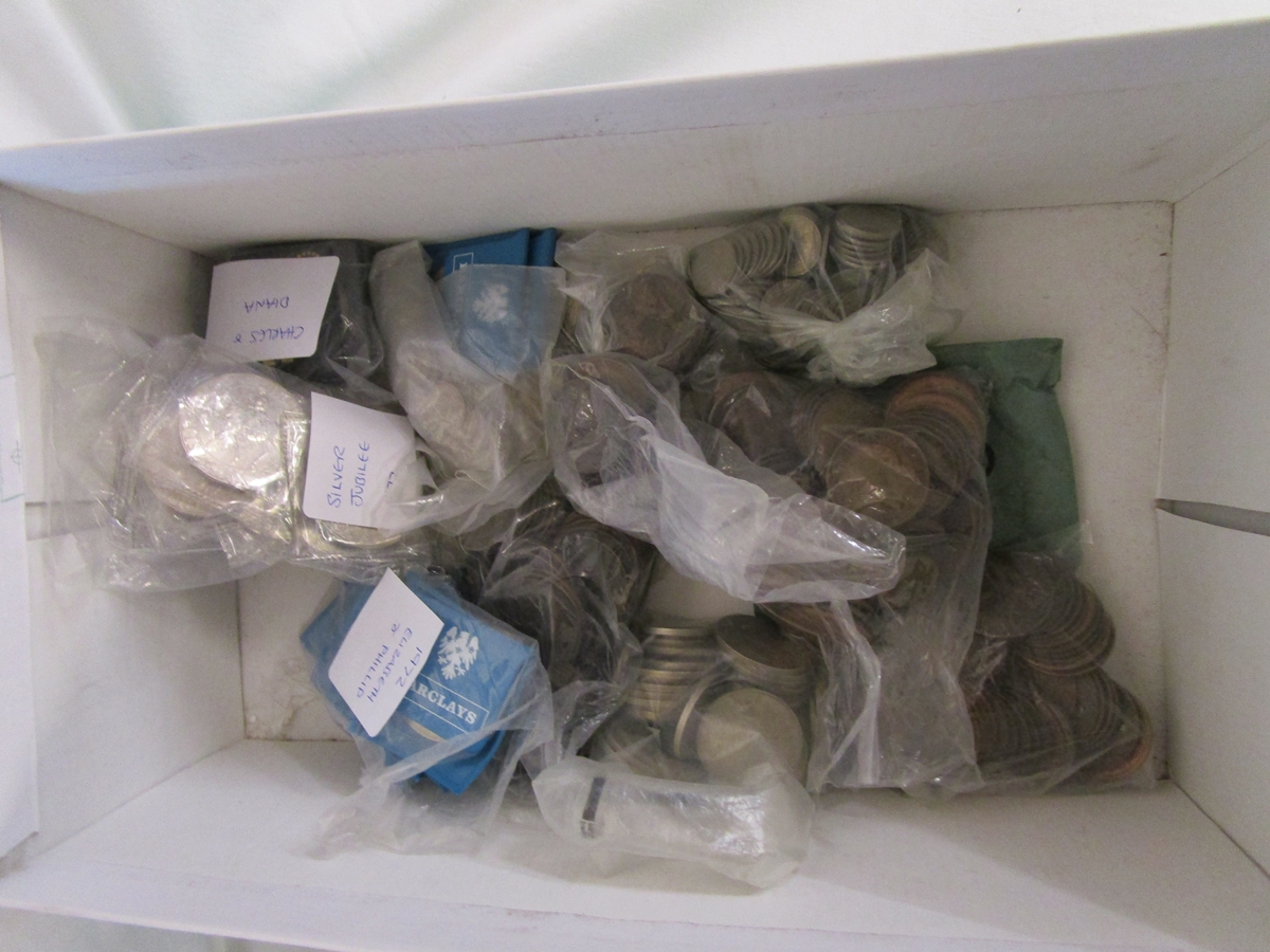 Large box of coins