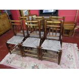 Set of 6 early kitchen chairs