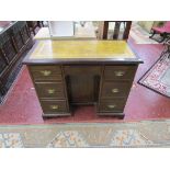 Mahogany knee hole desk