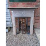 Victorian cast iron fireplace