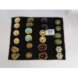 Collection of 12 pairs of earnings