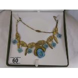 Quality Egyptian Revival necklace