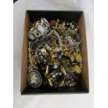 Box of costume jewellery