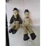 Old Laurel & Hardy dolls