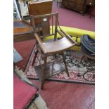 Vintage metamorphic child's high chair