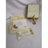 Beatrix Potter L/E hallmarked silver & gold plated rabbit