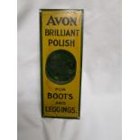 Early 19C Avon 'Brilliant Polish' door finger plate