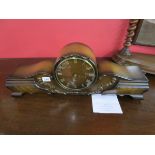 Large German mantle clock with triple chime