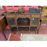 Edwardian inlaid Rosewood cabinet