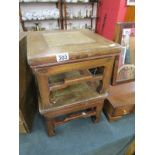 Pair of small Oriental stools