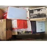Suitcase of photographs and ephemera including autograph book