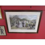 Large print - 'A Village Wedding'