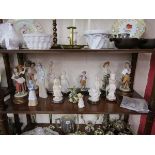 Shelf of figures - Mostly Capodimonte