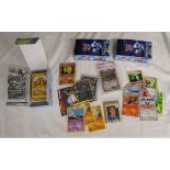 Box of Pokémon cards including PSA accredited Rayquaza