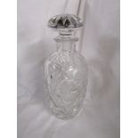 Cut glass decanter