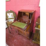 Small reproduction mahogany bureau