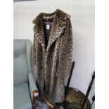 Faux fur coat