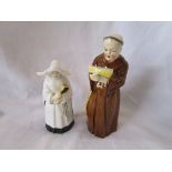 Royal Worcester monk & nun candle snuffers