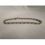 White gold diamond set bracelet