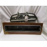 2 vintage car speedometers