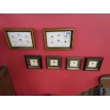 6 framed trout fishing flies