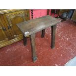 Old oak stool