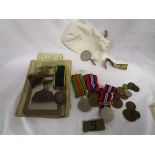Collection of medals to include a Territorial Efficiency Medal, WWI & WW2