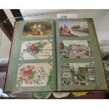 Old postcard album - Full