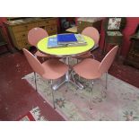 Retro kitchen table and 4 chairs