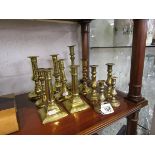 Collection of early candlesticks