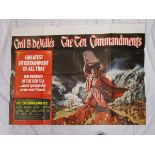 Original poster from the 'Royal Electric Cradley Heath Theatre' - The Ten commandments circa 1956